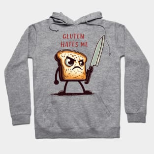 Kawaii Gluten Hates Me Hoodie